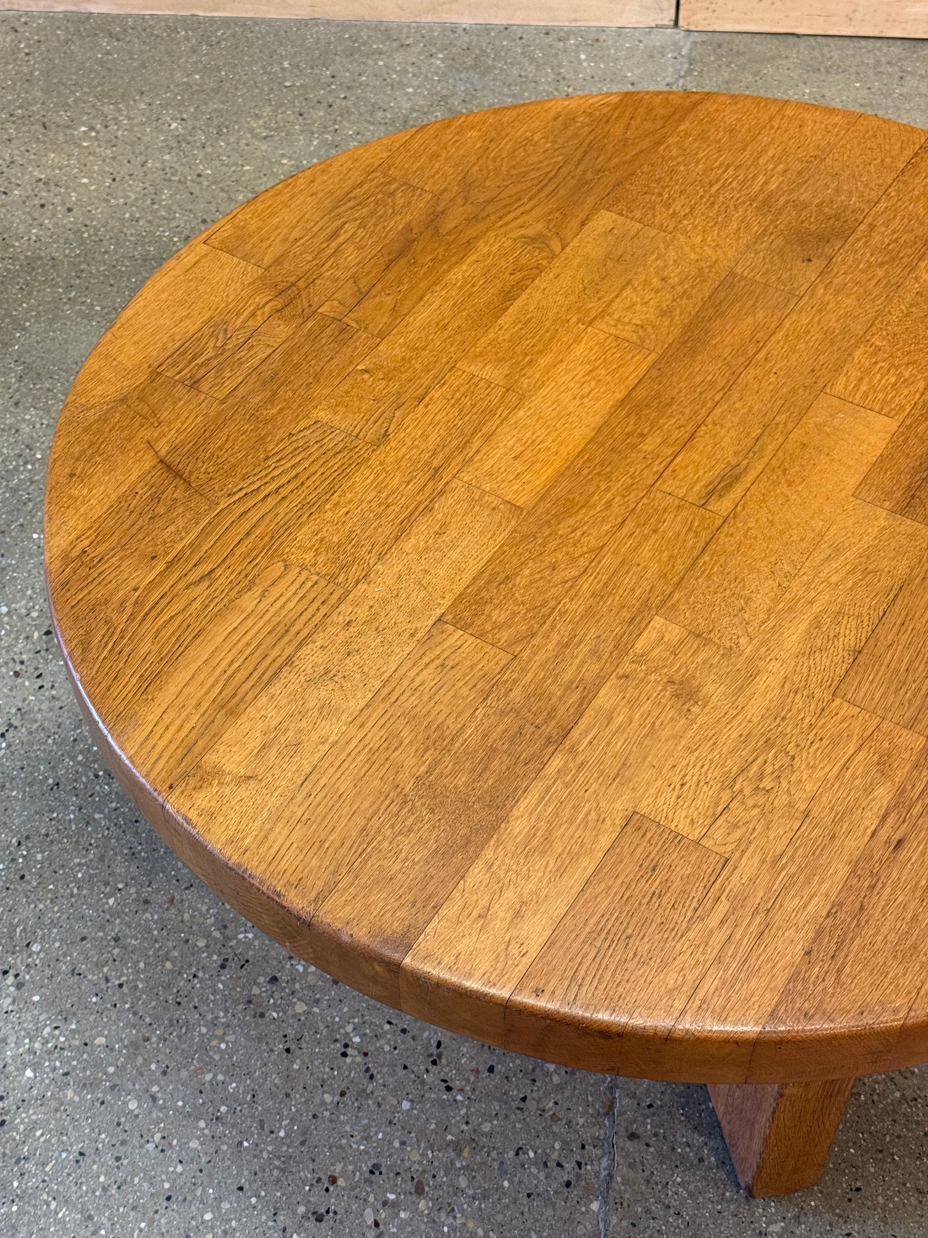 Dutch oak coffee table