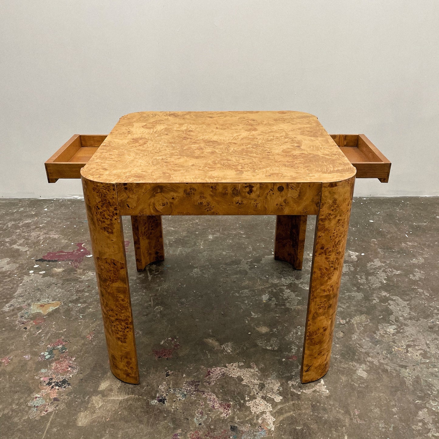 Italian Burl Wood Table