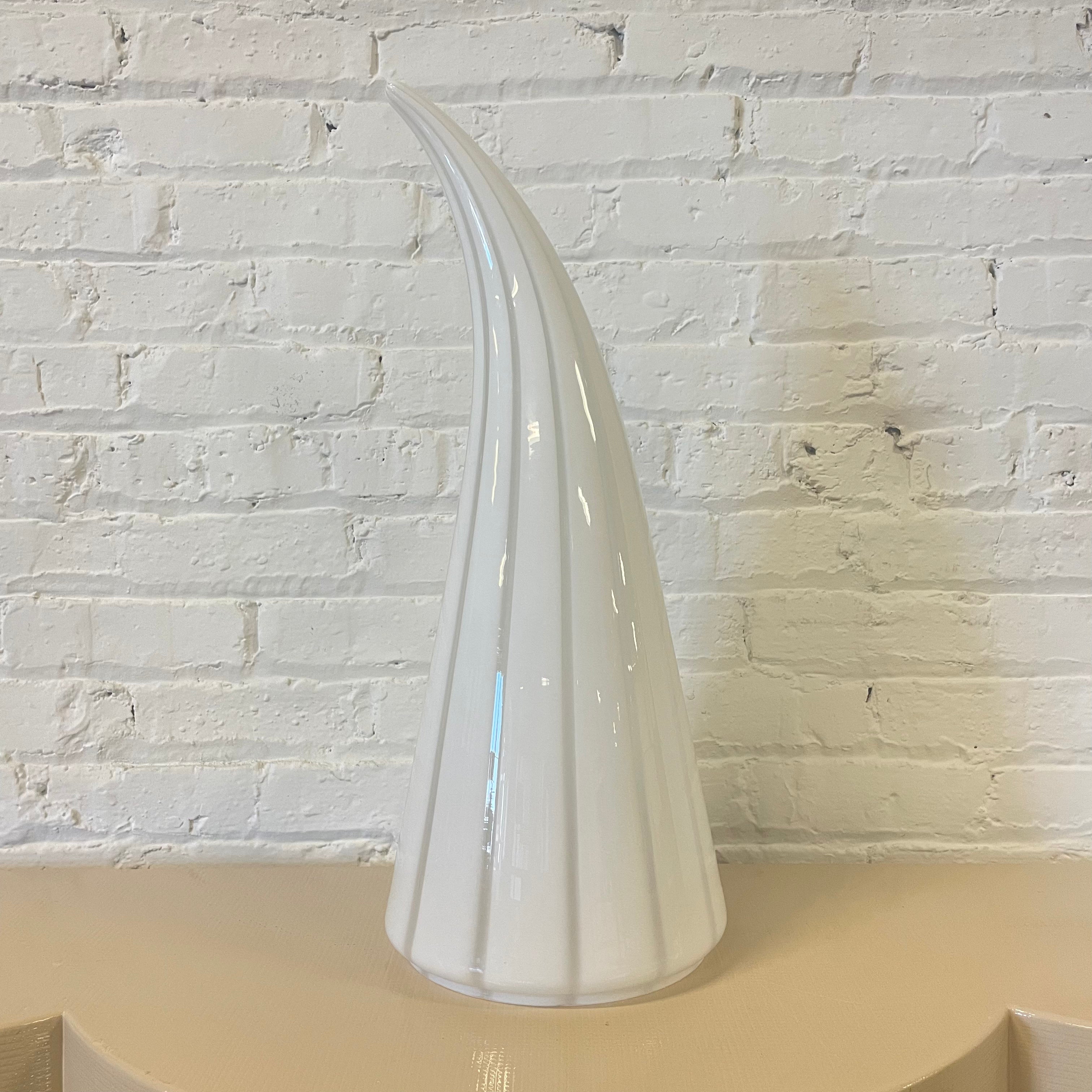 Murano Glass Cone Lamp