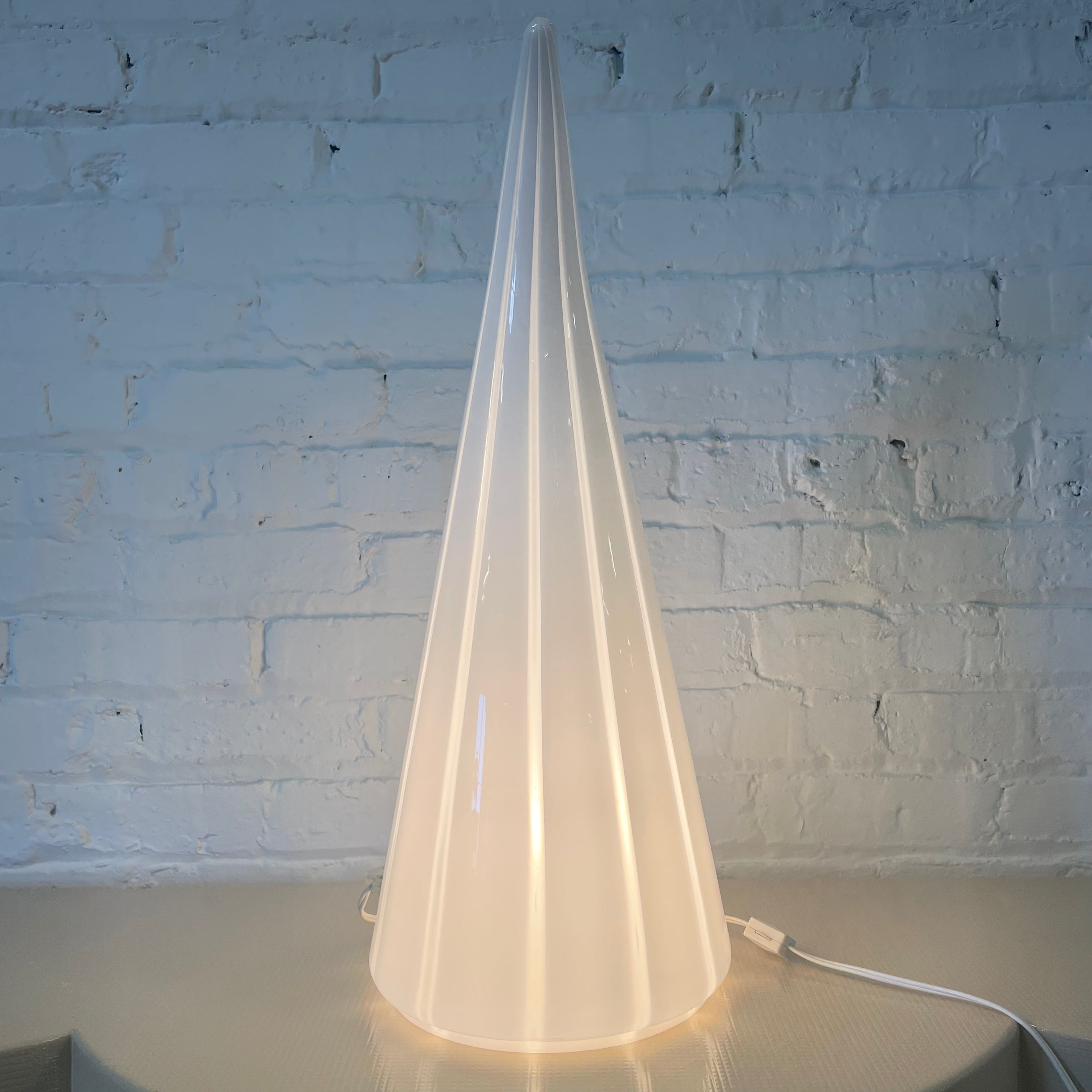 Murano Glass Cone Lamp