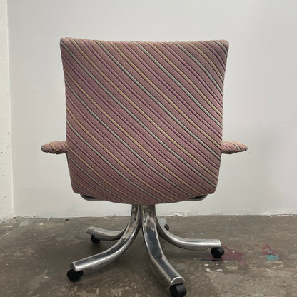 Saporiti “Onda” Executive Desk Chair in Missoni Fabric