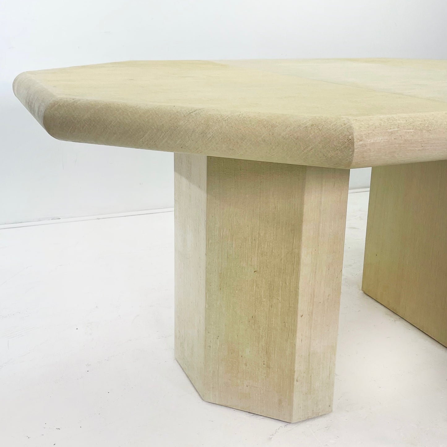 Grasscloth Dining Table