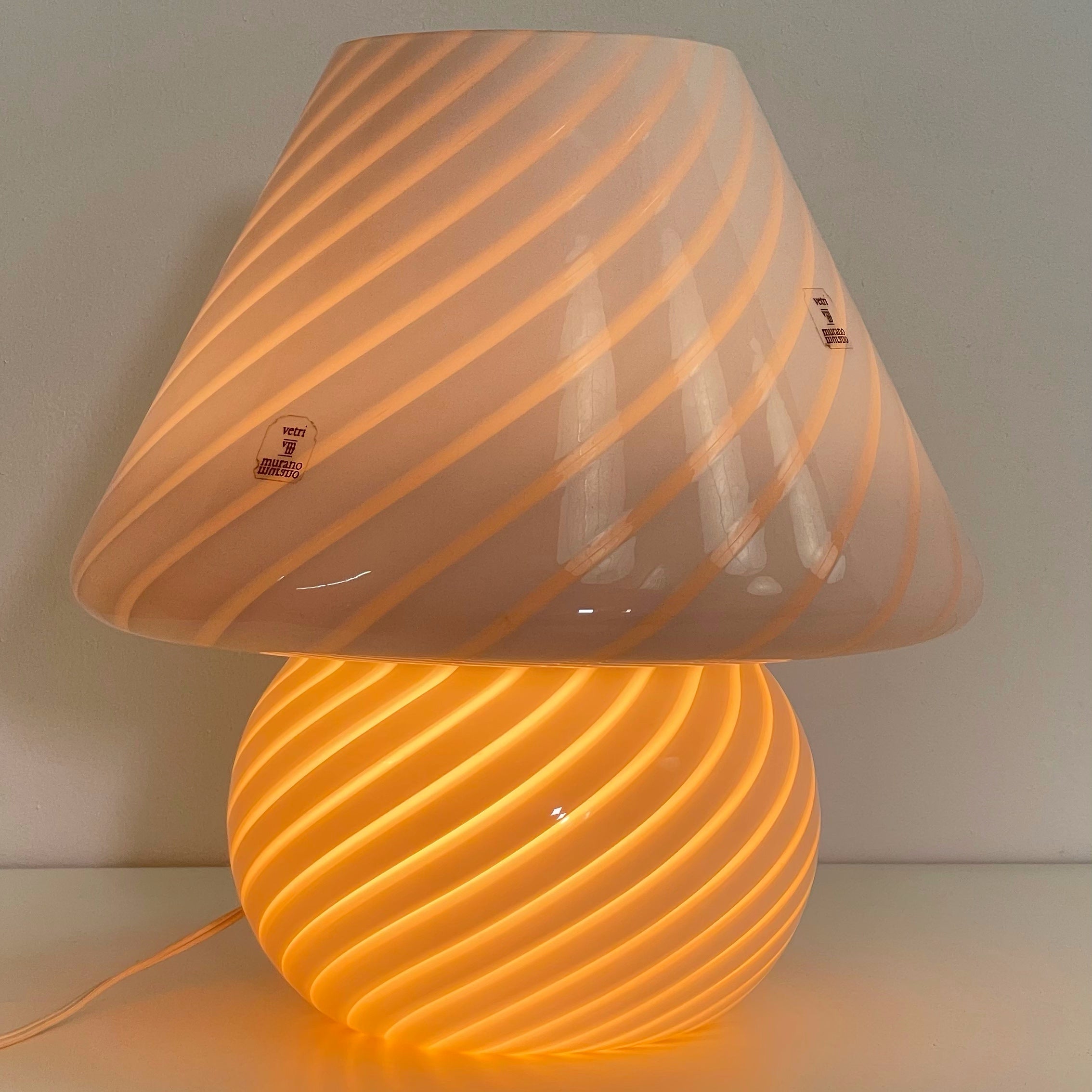 Murano Mushroom Lamp